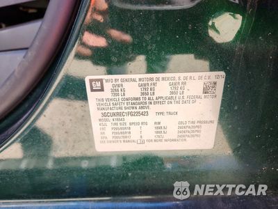 Zdjęcie 12 z 12 samochodu: 2015 CHEVROLET SILVERADO K1500 LT VIN:3GCUKREC1FG225423 - miniatura