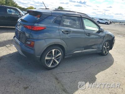 Trzecie zdjęcie samochodu z tyłu: 2018 HYUNDAI KONA LIMITED VIN:KM8K3CA57JU167683 - miniatura