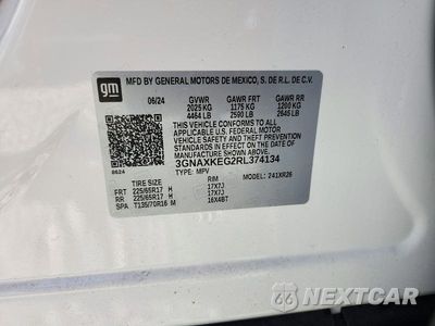 Zdjęcie 14 z 14 samochodu: 2024 CHEVROLET EQUINOX LT VIN:3GNAXKEG2RL374134 - miniatura