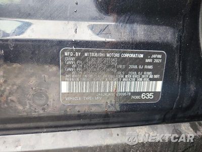 Zdjęcie 13 z 13 samochodu: 2022 MITSUBISHI OUTLANDER SE VIN:JA4J4UA8XNZ009578 - miniatura