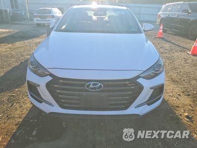 Piąte zdjęcie samochodu w środku: 2018 HYUNDAI ELANTRA SPORT VIN:KMHD04LB8JU558786 - miniatura