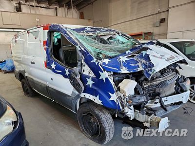 Czwarte zdjęcie samochodu z boku: 2017 FORD TRANSIT T-250 VIN:1FTYR1ZG3HKA28261 - miniatura
