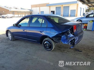 Drugie zdjęcie samochodu z przodu: 2004 HONDA CIVIC LX VIN:2HGES165X4H587674 - miniatura