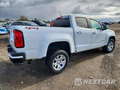 Trzecie zdjęcie samochodu z tyłu: 2018 CHEVROLET COLORADO LT VIN:1GCGTCEN0J1107993 - miniatura