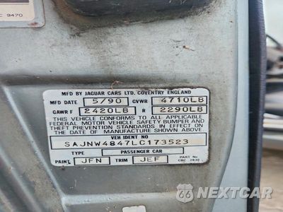 Zdjęcie 12 z 12 samochodu: 1990 JAGUAR XJS VIN:SAJNW4847LC173523 - miniatura