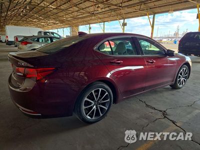 Trzecie zdjęcie samochodu z tyłu: 2015 ACURA TLX TECH VIN:19UUB3F54FA006520 - miniatura