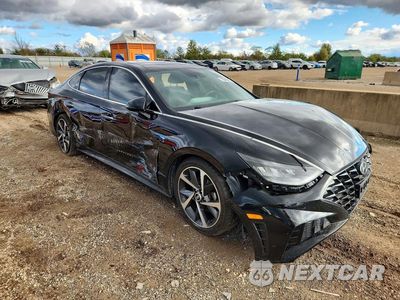 Czwarte zdjęcie samochodu z boku: 2023 HYUNDAI SONATA SEL PLUS VIN:KMHL44J27PA259870 - miniatura