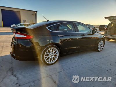 Trzecie zdjęcie samochodu z tyłu: 2014 FORD FUSION TITANIUM VIN:3FA6P0K99ER163275 - miniatura