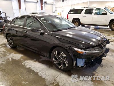 Czwarte zdjęcie samochodu z boku: 2024 HYUNDAI ELANTRA SEL VIN:KMHLS4DG4RU716178 - miniatura