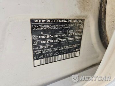 Zdjęcie 13 z 13 samochodu: 2001 MERCEDES-BENZ ML 320 VIN:4JGAB54E01A270757 - miniatura