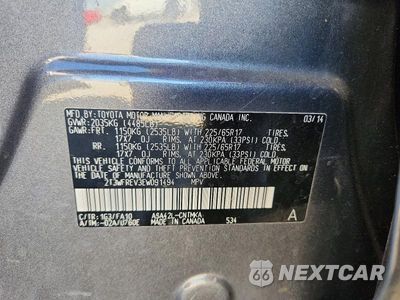 Zdjęcie 14 z 14 samochodu: 2014 TOYOTA RAV4 XLE VIN:2T3WFREV3EW091494 - miniatura