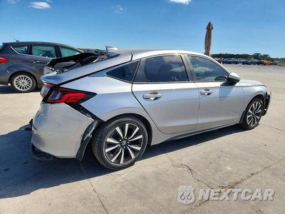 Trzecie zdjęcie samochodu z tyłu: 2022 HONDA CIVIC EXL VIN:19XFL1H79NE018844 - miniatura