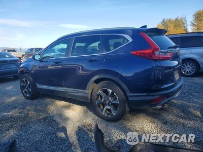 Drugie zdjęcie samochodu z przodu: 2019 HONDA CR-V TOURING VIN:7FARW2H92KE031747 - miniatura