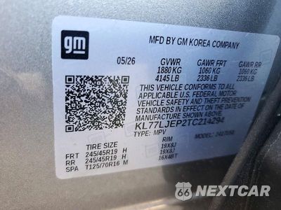 Zdjęcie 13 z 13 samochodu: 2026 CHEVROLET TRAX 2RS VIN:KL77LJEP2TC214294 - miniatura