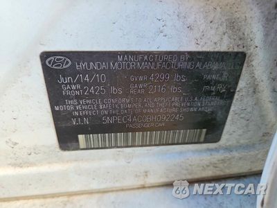 Zdjęcie 12 z 12 samochodu: 2011 HYUNDAI SONATA SE VIN:5NPEC4AC0BH092245 - miniatura