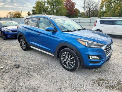 Czwarte zdjęcie samochodu z boku: 2020 HYUNDAI TUCSON LIMITED VIN:KM8J33AL4LU125047 - miniatura