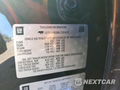 Zdjęcie 12 z 12 samochodu: 2020 GMC SIERRA K1500 SLT VIN:1GTU9DED8LZ191872 - miniatura