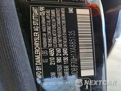 Zdjęcie 12 z 12 samochodu: 1999 MERCEDES-BENZ E 430 VIN:WDBJF70H1XA885135 - miniatura