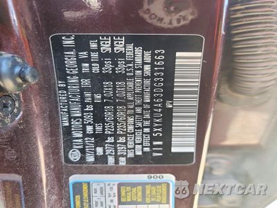 Zdjęcie 12 z 12 samochodu: 2013 KIA SORENTO EX VIN:5XYKU4A63DG331663 - miniatura