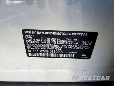 Zdjęcie 13 z 13 samochodu: 2017 BMW X5 XDR40E VIN:5UXKT0C55H0S80001 - miniatura