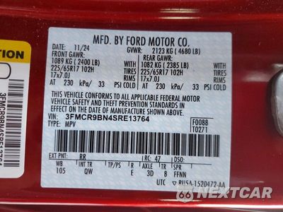 Zdjęcie 13 z 13 samochodu: 2025 FORD BRONCO SPORT BIG BEND VIN:3FMCR9BN4SRE13764 - miniatura