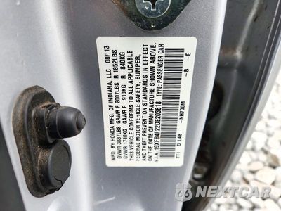 Zdjęcie 12 z 12 samochodu: 2013 HONDA CIVIC HYBRID VIN:19XFB4F22DE203618 - miniatura