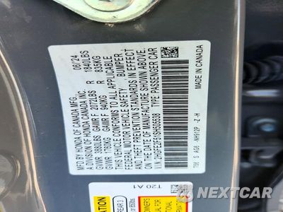 Zdjęcie 12 z 12 samochodu: 2025 HONDA CIVIC SPORT VIN:2HGFE2F51SH505538 - miniatura