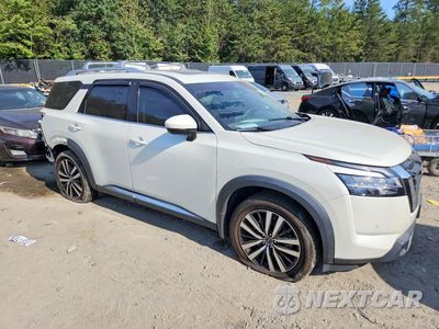 Czwarte zdjęcie samochodu z boku: 2024 NISSAN PATHFINDER PLATINUM VIN:5N1DR3DK0RC201909 - miniatura