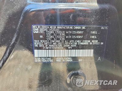 Zdjęcie 13 z 13 samochodu: 2015 TOYOTA RAV4 XLE VIN:2T3WFREV5FW186494 - miniatura