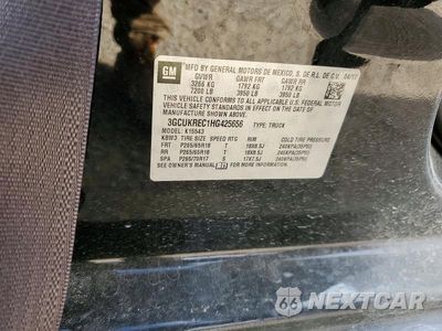 Zdjęcie 12 z 12 samochodu: 2017 CHEVROLET SILVERADO K1500 LT VIN:3GCUKREC1HG425656 - miniatura