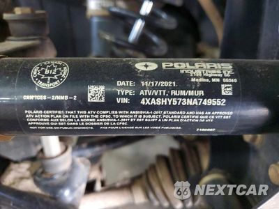 Zdjęcie 10 z 10 samochodu: 2022 POLARIS SPORSTMAN VIN:4XASHY573NA749552 - miniatura