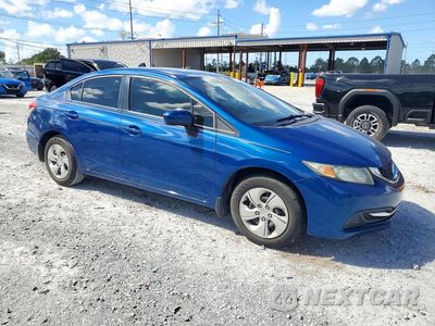 Czwarte zdjęcie samochodu z boku: 2015 HONDA CIVIC LX VIN:19XFB2F54FE012560 - miniatura