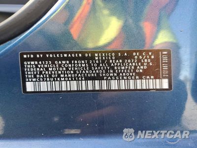 Zdjęcie 12 z 12 samochodu: 2019 VOLKSWAGEN JETTA S VIN:3VWC57BU1KM041144 - miniatura
