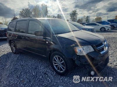 Czwarte zdjęcie samochodu z boku: 2014 DODGE GRAND CARAVAN SXT VIN:2C4RDGCG7ER465515 - miniatura