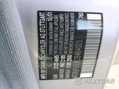 Zdjęcie 12 z 12 samochodu: 2002 MERCEDES-BENZ E 320 VIN:WDBJF65J82B464005 - miniatura