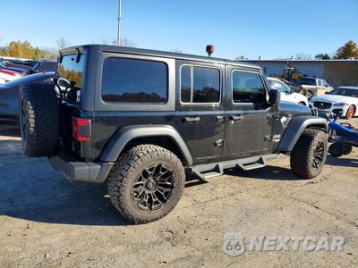 Trzecie zdjęcie samochodu z tyłu: 2019 JEEP WRANGLER UNLIMITED SPORT VIN:1C4HJXDG2KW613673 - miniatura