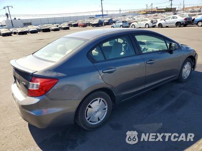 Trzecie zdjęcie samochodu z tyłu: 2012 HONDA CIVIC HF VIN:2HGFB2F6XCH550917 - miniatura