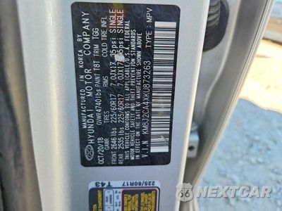 Zdjęcie 12 z 12 samochodu: 2019 HYUNDAI TUCSON SE VIN:KM8J2CA4XKU873263 - miniatura