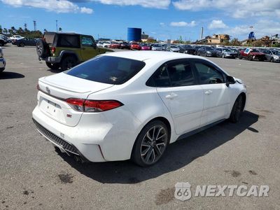 Trzecie zdjęcie samochodu z tyłu: 2020 TOYOTA COROLLA SE VIN:JTDS4RCE4LJ038631 - miniatura