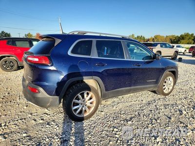 Trzecie zdjęcie samochodu z tyłu: 2016 JEEP CHEROKEE LIMITED VIN:1C4PJMDB4GW105629 - miniatura