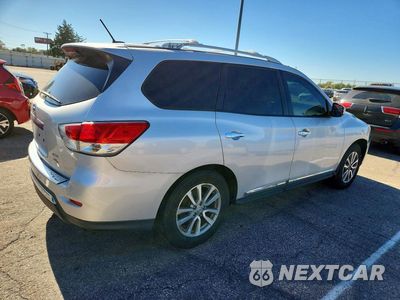 Trzecie zdjęcie samochodu z tyłu: 2015 NISSAN PATHFINDER SL VIN:5N1AR2MM2FC623268 - miniatura