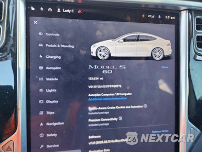 Zdjęcie 9 z 12 samochodu: 2015 TESLA MODEL S 60 VIN:5YJSA1S11FFP69778 - miniatura