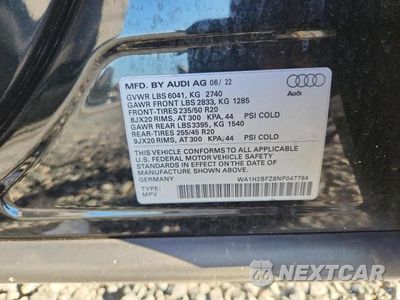 Zdjęcie 13 z 13 samochodu: 2022 AUDI Q4 E-TRON PREMIUM PLUS VIN:WA1H2BFZ8NP047784 - miniatura