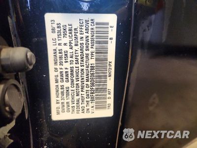Zdjęcie 12 z 12 samochodu: 2013 HONDA CIVIC LX VIN:19XFB2F56DE067881 - miniatura