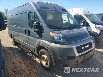 Czwarte zdjęcie samochodu z boku: 2021 RAM PROMASTER 3500 DELIVERY VAN VIN:3C6MRVJG9ME586640 - miniatura