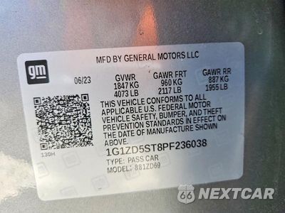Zdjęcie 12 z 12 samochodu: 2023 CHEVROLET MALIBU LT VIN:1G1ZD5ST8PF236038 - miniatura