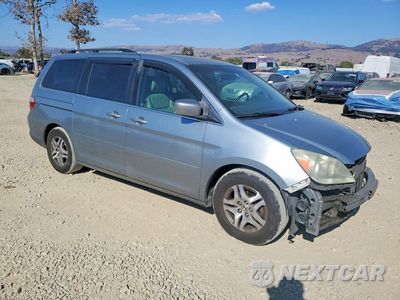 Czwarte zdjęcie samochodu z boku: 2006 HONDA ODYSSEY EXL VIN:5FNRL387X6B081939 - miniatura