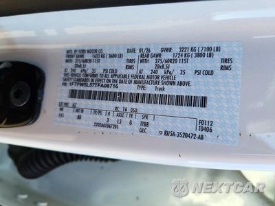Zdjęcie 13 z 13 samochodu: 2026 FORD F150 LARIAT VIN:1FTFW5L57TFA06716 - miniatura