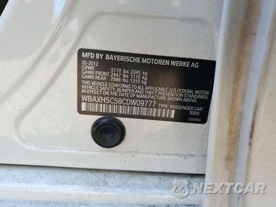 Zdjęcie 12 z 12 samochodu: 2012 BMW 528 XI VIN:WBAXH5C58CDW09777 - miniatura