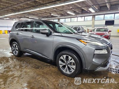 Czwarte zdjęcie samochodu z boku: 2022 NISSAN ROGUE SV VIN:5N1BT3BB0NC720285 - miniatura